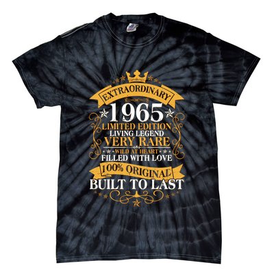 Extraordinary 1965 Limited Edition Built To Last 60th Birthday Tie-Dye T-Shirt