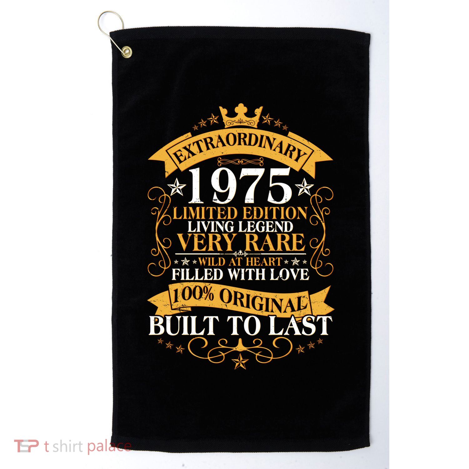 Extraordinary 1975 Limited Edition Built To Last 50th Birthday Golf Towel