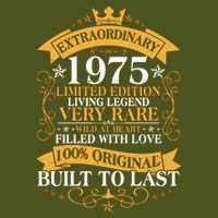 Extraordinary 1975 Limited Edition Built To Last 50th Birthday Sustainable Bucket Hat