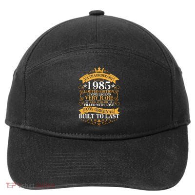 Extraordinary 1985 Limited Edition Built To Last 40th Birthday 7-Panel Snapback Hat