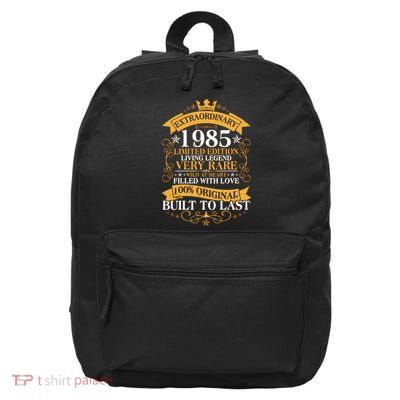Extraordinary 1985 Limited Edition Built To Last 40th Birthday 16 in Basic Backpack