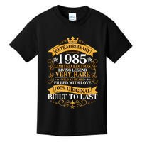 Extraordinary 1985 Limited Edition Built To Last 40th Birthday Kids T-Shirt