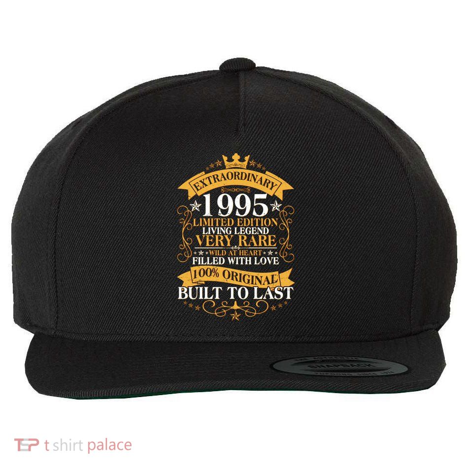Extraordinary 1995 Limited Edition Built To Last 30th Birthday Wool Snapback Cap
