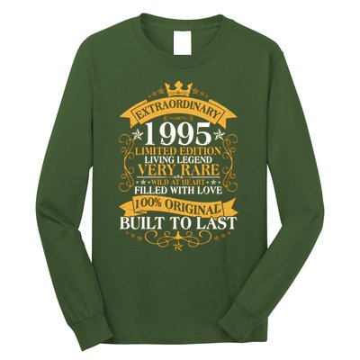Extraordinary 1995 Limited Edition Built To Last 30th Birthday Long Sleeve Shirt