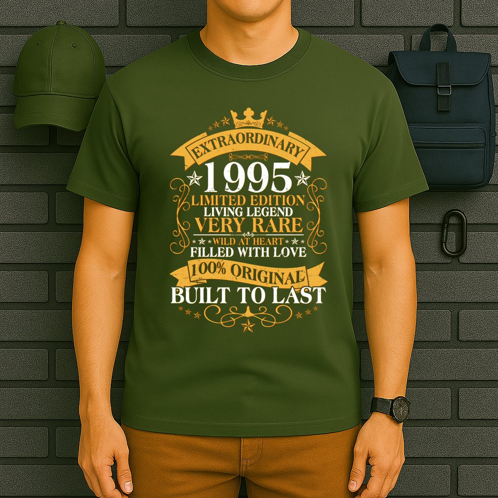 Extraordinary 1995 Limited Edition Built To Last 30th Birthday T-Shirt