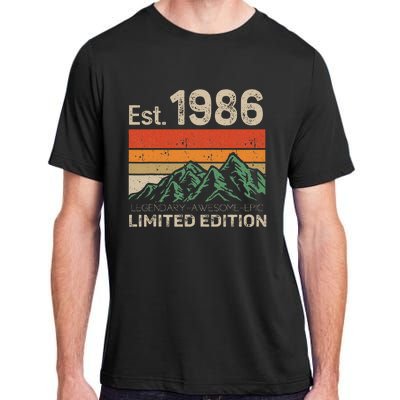 Est 1986 Legendary Awesome Epic Limited Edition 38 Year Old Adult ChromaSoft Performance T-Shirt