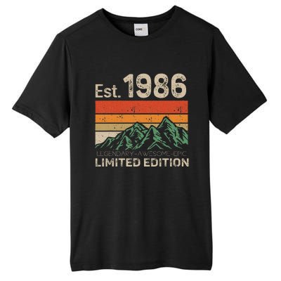 Est 1986 Legendary Awesome Epic Limited Edition 38 Year Old Tall Fusion ChromaSoft Performance T-Shirt