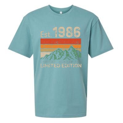 Est 1986 Legendary Awesome Epic Limited Edition 38 Year Old Sueded Cloud Jersey T-Shirt