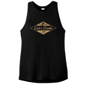 Est 1587 Obx North Carolina Ladies PosiCharge Tri-Blend Wicking Tank