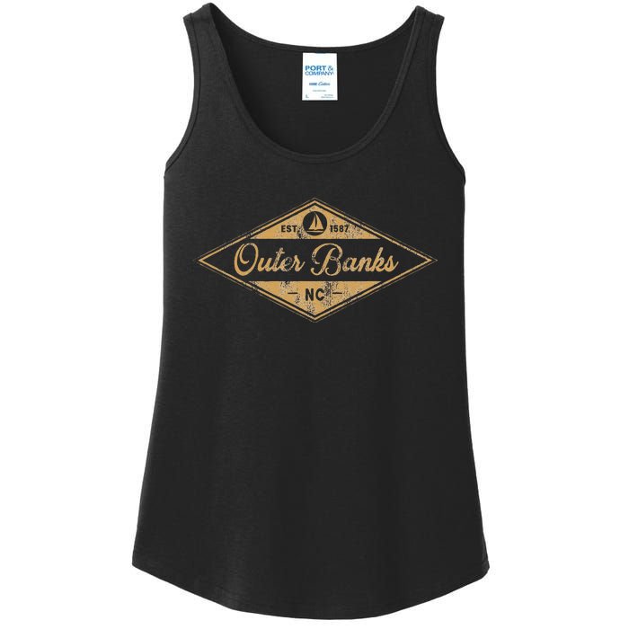 Est 1587 Obx North Carolina Ladies Essential Tank