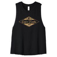 Est 1587 Obx North Carolina Women's Racerback Cropped Tank