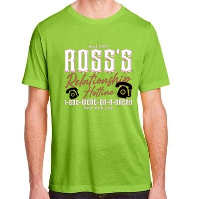 Est 1994 Ross’S Relationship Hotline We Were On A Break Friends Adult ChromaSoft Performance T-Shirt