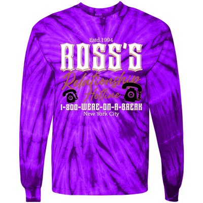 Est 1994 Ross’S Relationship Hotline We Were On A Break Friends Tie-Dye Long Sleeve Shirt