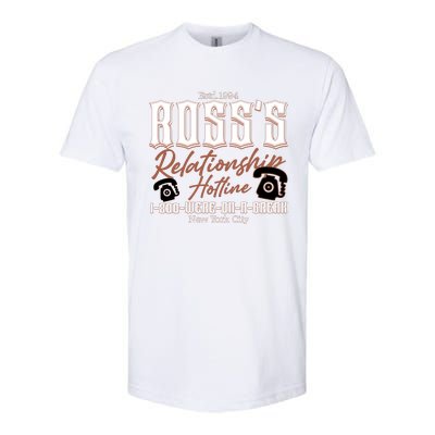 Est 1994 Ross’S Relationship Hotline We Were On A Break Friends Softstyle CVC T-Shirt