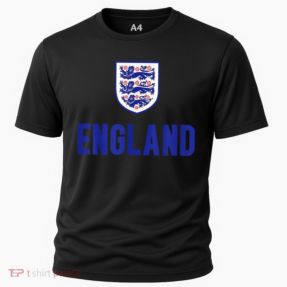 England 1982 Soccer Team Jersey British Three Heraldic Lions Performance Shirt