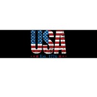 Est 1776 USA Patriotic American Flag Bumper Sticker