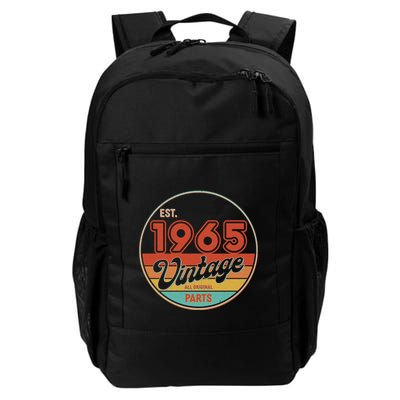 Est 1965 Vintage All Original Parts 60th Birthday Emblem Backpack