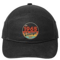Est 1965 Vintage All Original Parts 60th Birthday Emblem 7-Panel Snapback Hat