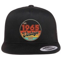 Est 1965 Vintage All Original Parts 60th Birthday Emblem Flatbill Hat