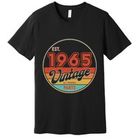 Est 1965 Vintage All Original Parts 60th Birthday Emblem Premium T-Shirt