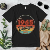 Est 1965 Vintage All Original Parts 60th Birthday Emblem Premium T-Shirt