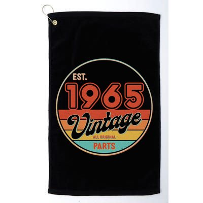 Est 1965 Vintage All Original Parts 60th Birthday Emblem Golf Towel