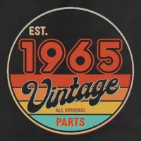Est 1965 Vintage All Original Parts 60th Birthday Emblem Golf Towel