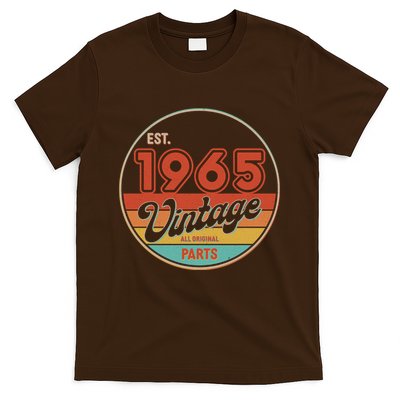 Est 1965 Vintage All Original Parts 60th Birthday Emblem T-Shirt