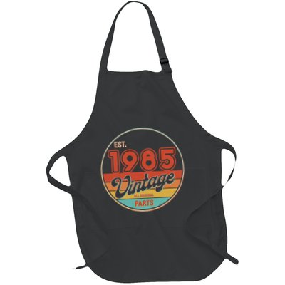 Est 1985 Vintage All Original Parts 40th Birthday Emblem Apron