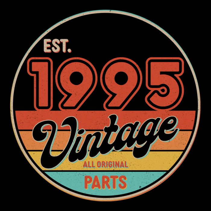 Est 1995 Vintage All Original Parts 30th Birthday Emblem Mug