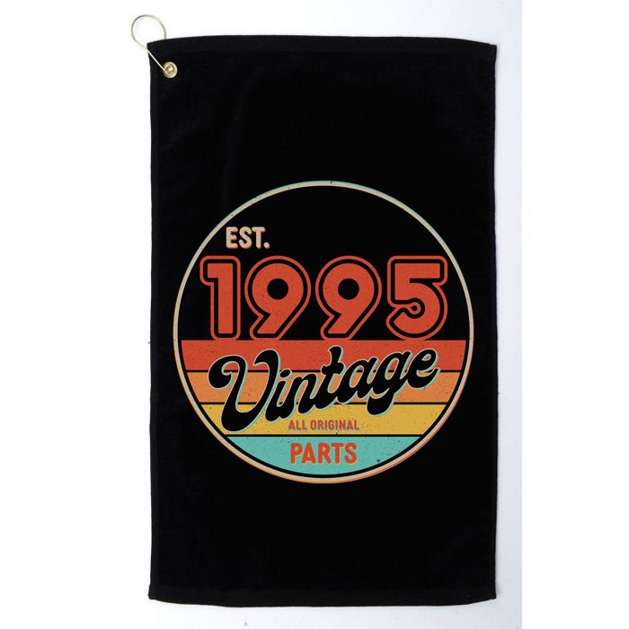 Est 1995 Vintage All Original Parts 30th Birthday Emblem Golf Towel