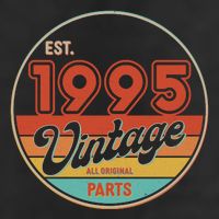 Est 1995 Vintage All Original Parts 30th Birthday Emblem Golf Towel