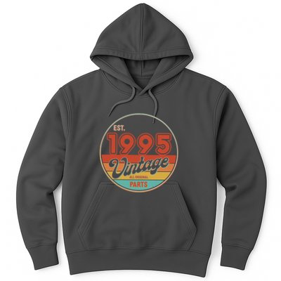 Est 1995 Vintage All Original Parts 30th Birthday Emblem Hoodie