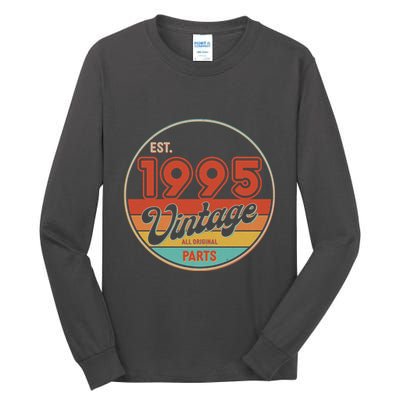Est 1995 Vintage All Original Parts 30th Birthday Emblem Tall Long Sleeve T-Shirt
