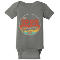Est 1995 Vintage All Original Parts 30th Birthday Emblem Baby Bodysuit