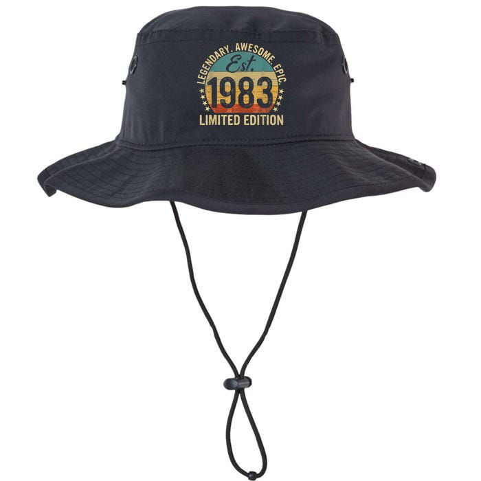 Est 1983 Vintage 1983 Limited Edition 40th Birthday Legacy Cool Fit Booney Bucket Hat