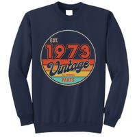 Est 1973 Vintage All Original Parts 50th Birthday Emblem Sweatshirt