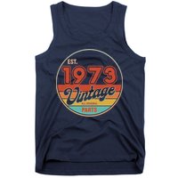 Est 1973 Vintage All Original Parts 50th Birthday Emblem Tank Top