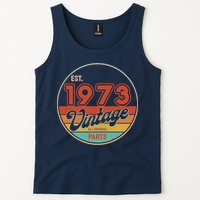 Est 1973 Vintage All Original Parts 50th Birthday Emblem Tank Top