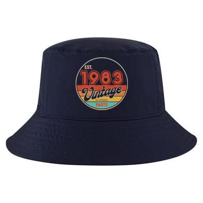 Est 1983 Vintage All Original Parts 40th Birthday Emblem Cool Comfort Performance Bucket Hat
