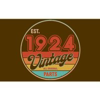 Est 1924 Vintage All Original Parts 100th Birthday Emblem Bumper Sticker