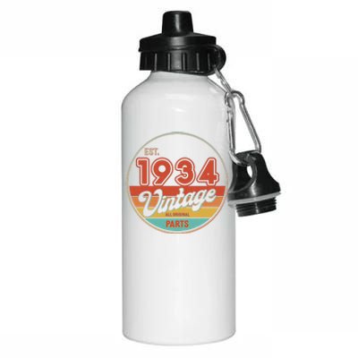 Est 1934 Vintage All Original Parts 90th Birthday Emblem Aluminum Water Bottle 