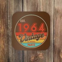 Est 1964 Vintage All Original Parts 60th Birthday Emblem Coaster