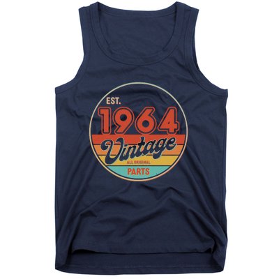 Est 1964 Vintage All Original Parts 60th Birthday Emblem Tank Top