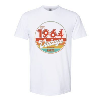 Est 1964 Vintage All Original Parts 60th Birthday Emblem Softstyle CVC T-Shirt