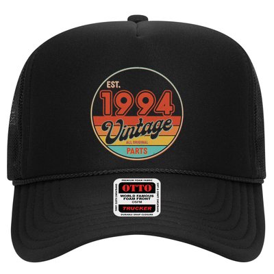 Est 1994 Vintage All Original Parts 30th Birthday Emblem Trucker Hat