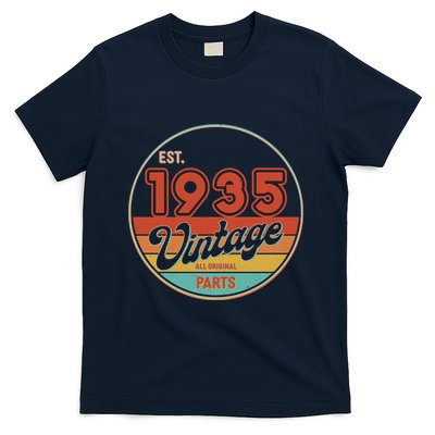 Est 1935 Vintage All Original Parts 90th Birthday Emblem T-Shirt