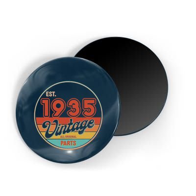 Est 1935 Vintage All Original Parts 90th Birthday Emblem Magnet