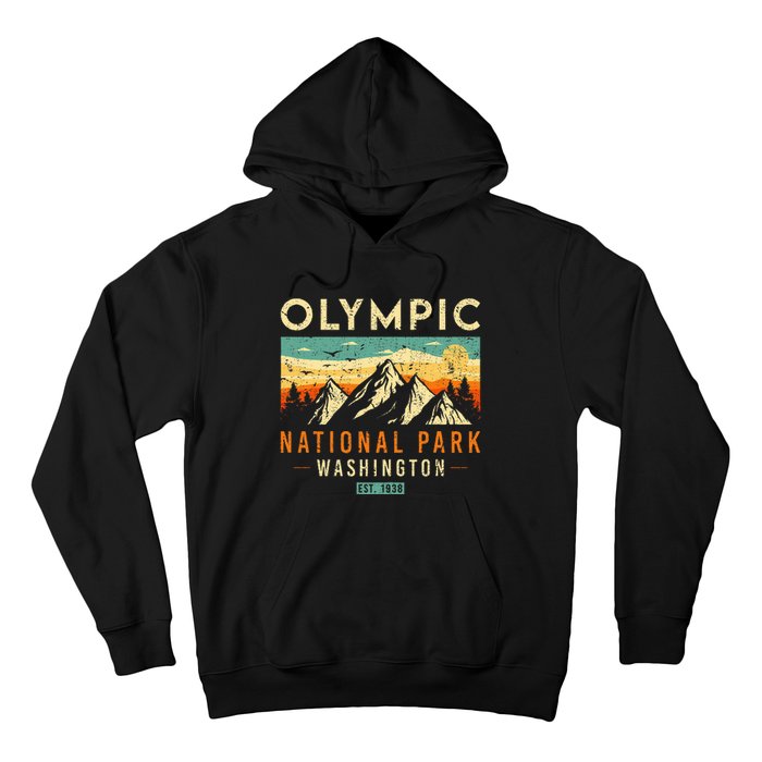 Est 1938 Washington Retro National Park Hoodie