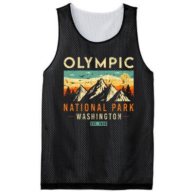 Est 1938 Washington Retro National Park Mesh Reversible Basketball Jersey Tank